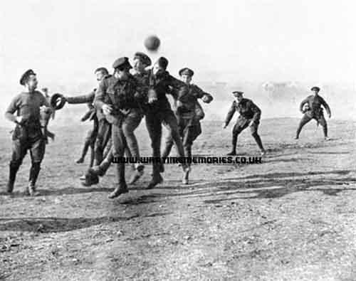 <p>Soldiers playing Football -Salonika, Greece